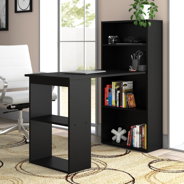 Latitude Run® Wilclay Computer Floating Desk with Hutch & Reviews Wayfair